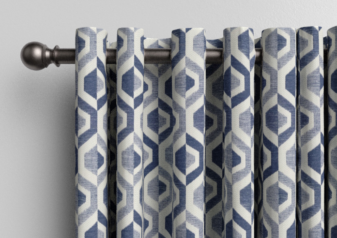 Gusta, Navy - Made to Measure Curtains - Image 12